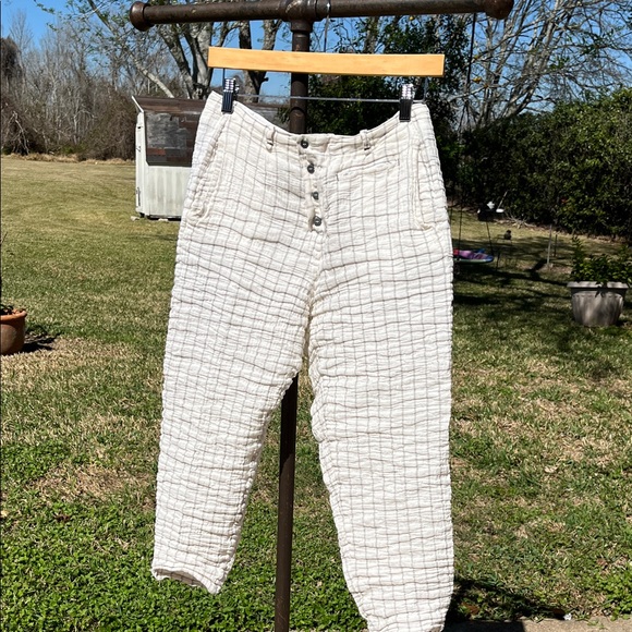 Transit Par Such Pants - Stylish Cream Cropped Pants